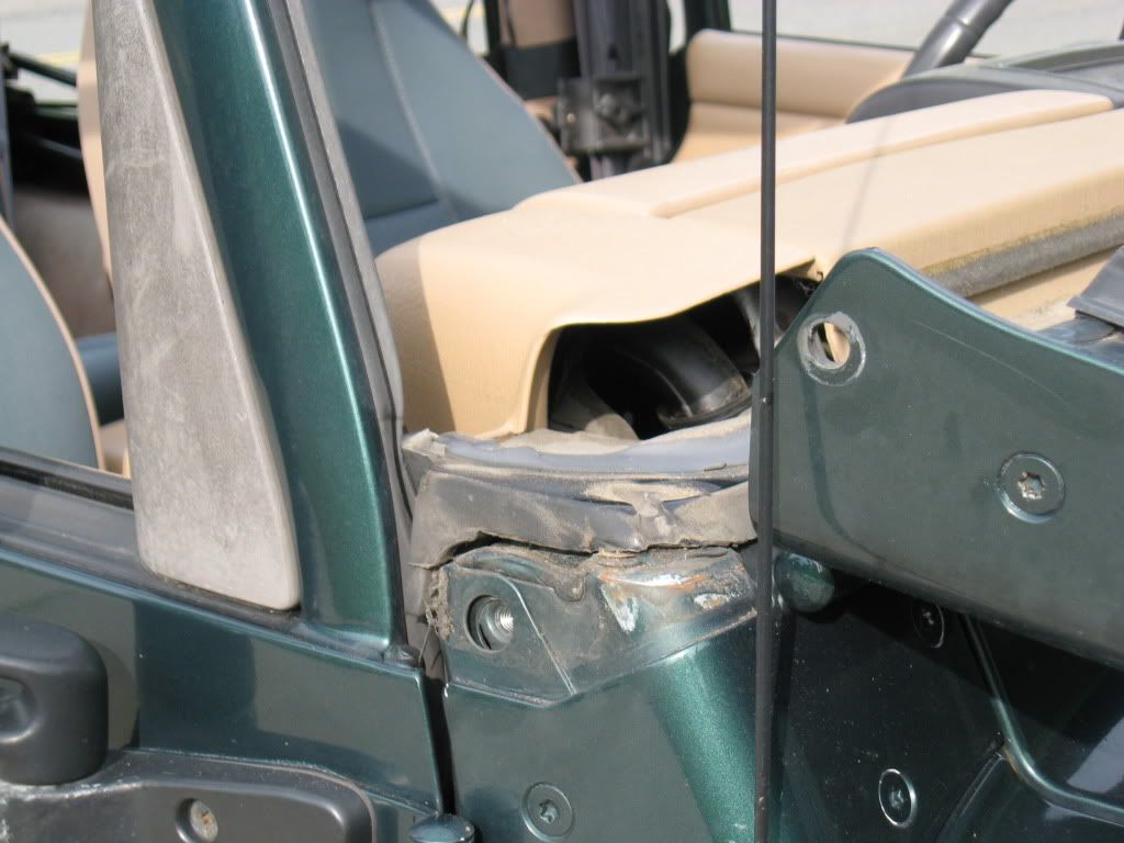 Windshield Down Gasket Normal? Jeep Wrangler Forum
